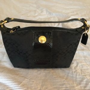 Coach Signature Pouch - Black
